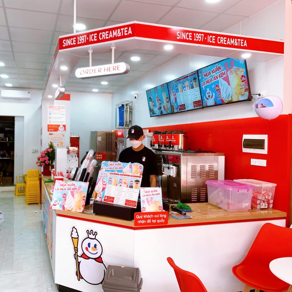 Quầy trà sữa Mixue