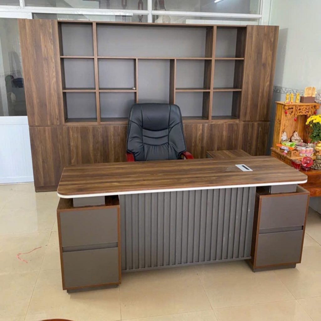 Bàn giám đốc gỗ mdf giá xưởng
