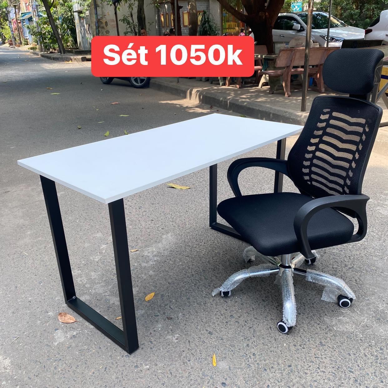 Bàn ghế văn phòng combo 1.050k