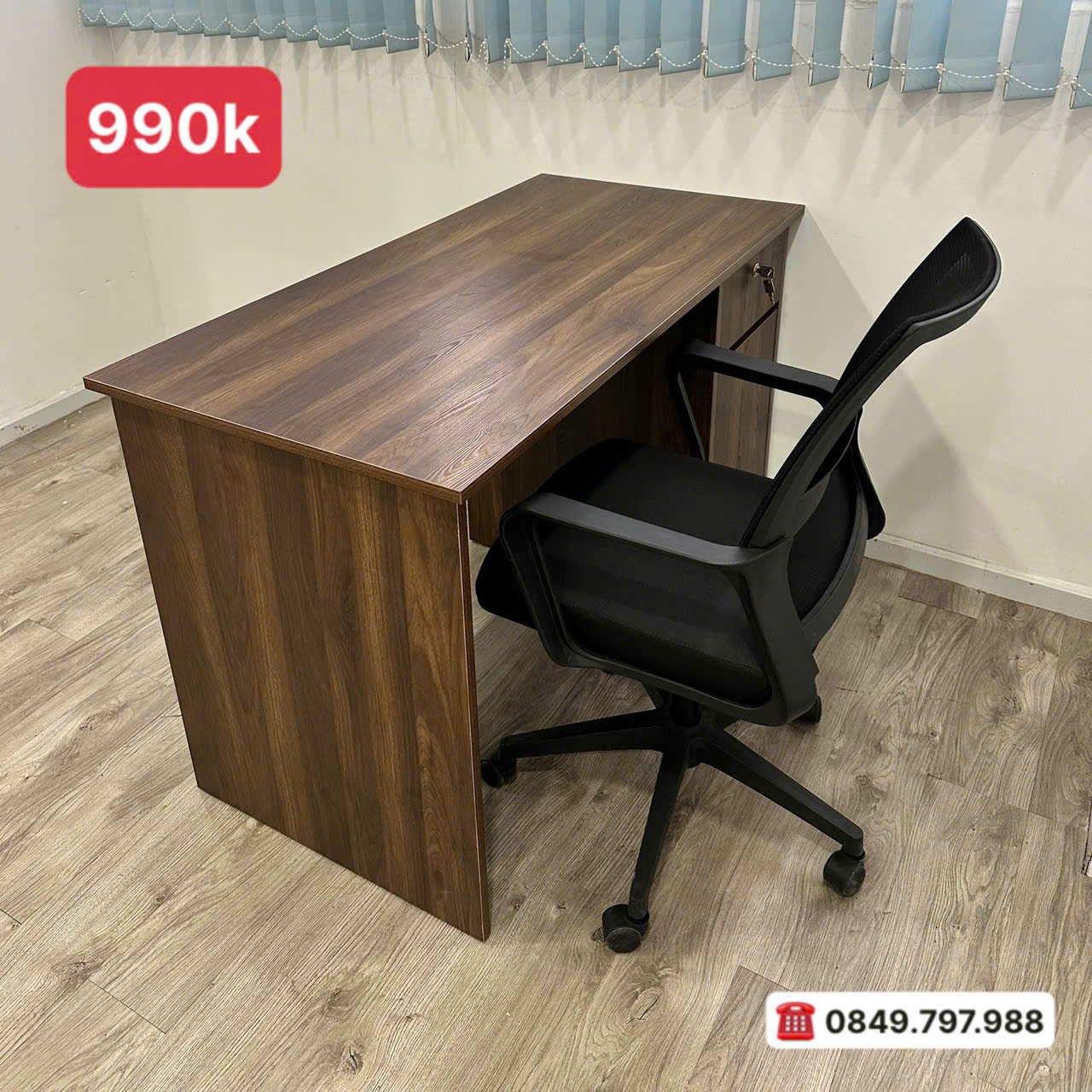 Bàn Làm Việc 1m2 Gỗ MDF Giá Xưởng