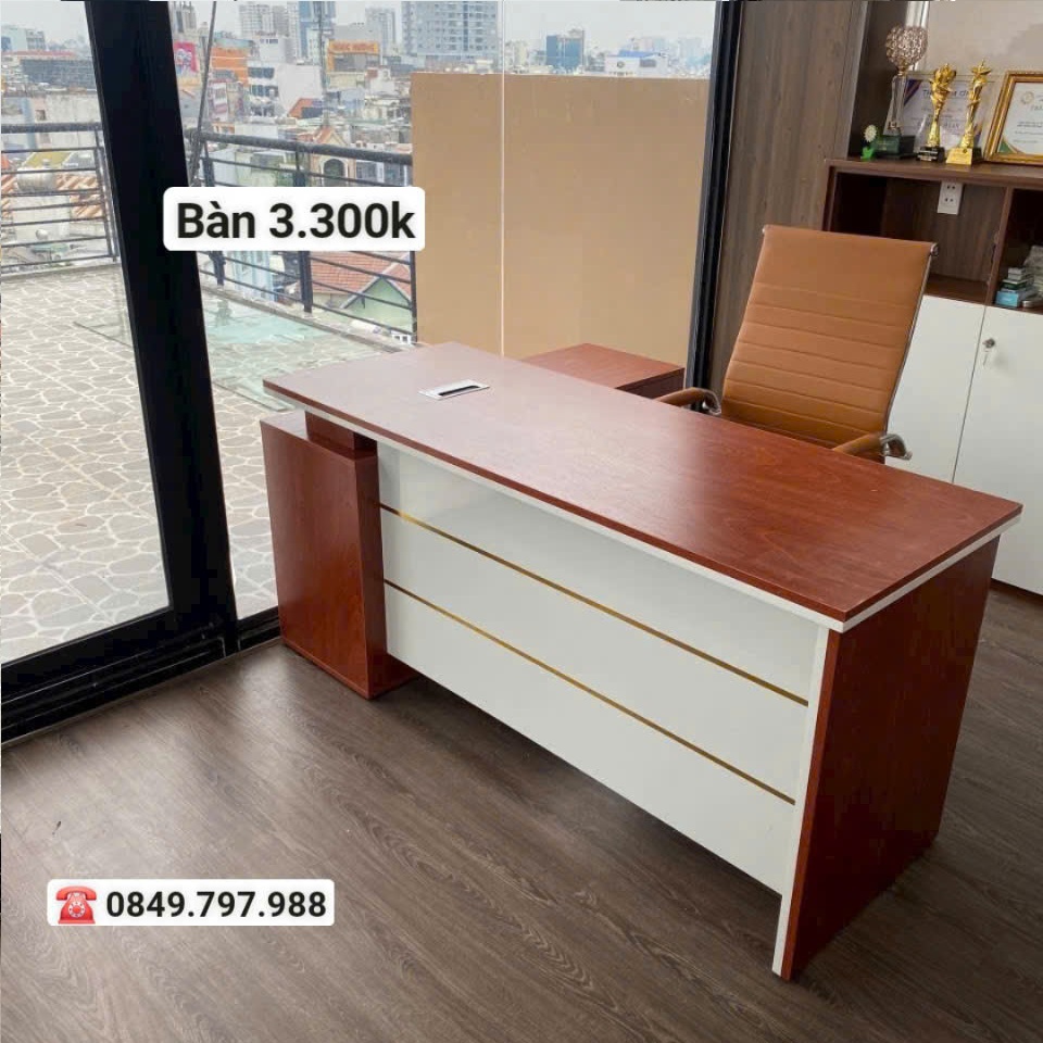 Bàn trưởng phòng 1m6 giá xưởng