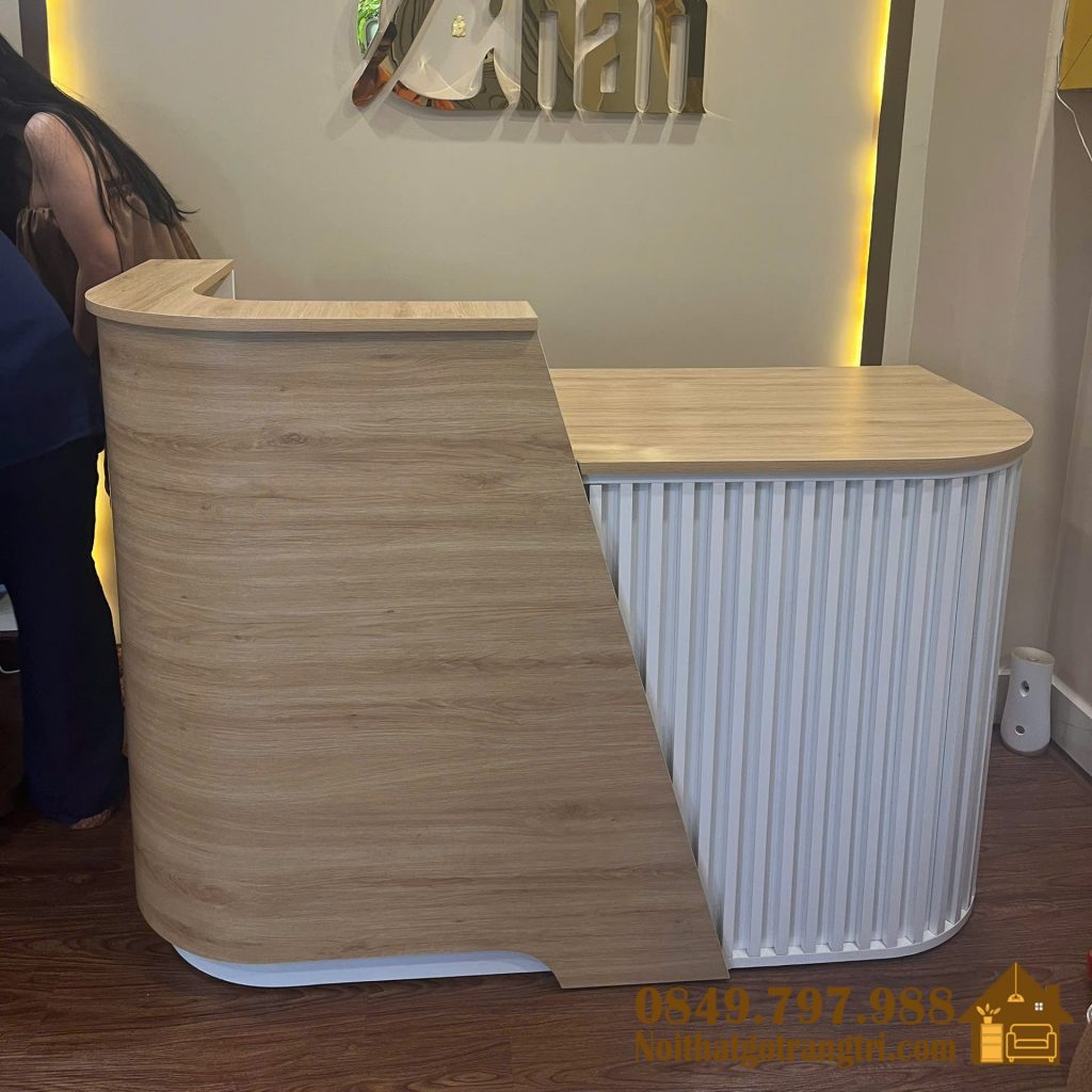 Quầy lễ tân spa cao cấp